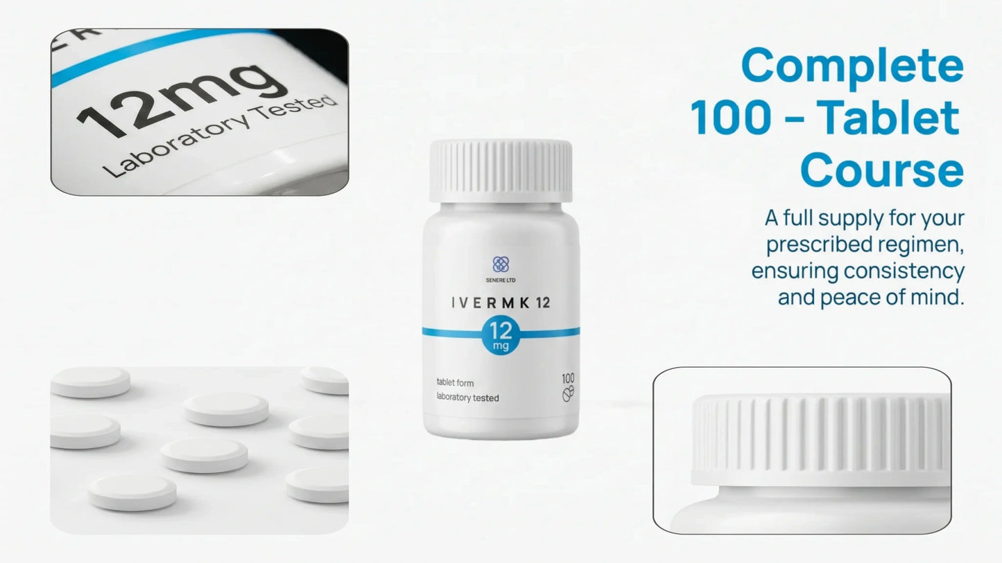 IVERMK 12mg Pack of 100
